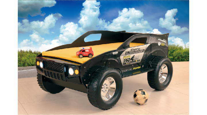 B138sBL Unlimited Speed Jeep Bed-Red
